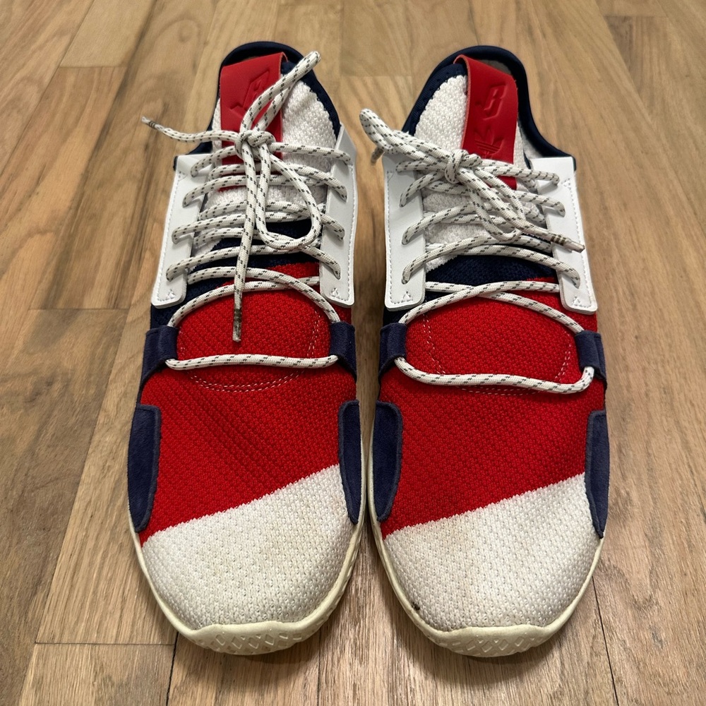 adidas Tennis Hu V2 Pharrell x Billionaire Boys Club Scarlet BB9549 Size 11 - Picture 3 of 9
